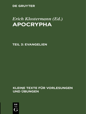 cover image of Evangelien